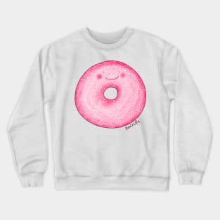 Sugar Doughnut in PINK Crewneck Sweatshirt